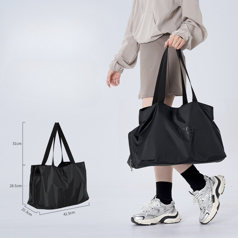 Men'S Accessories Travel Bag - 防水ダンストートバッグ、乾湿分離大容量バレエトートバッグ、ジムヨガ旅行ワークアウトバッグ（男女兼用）