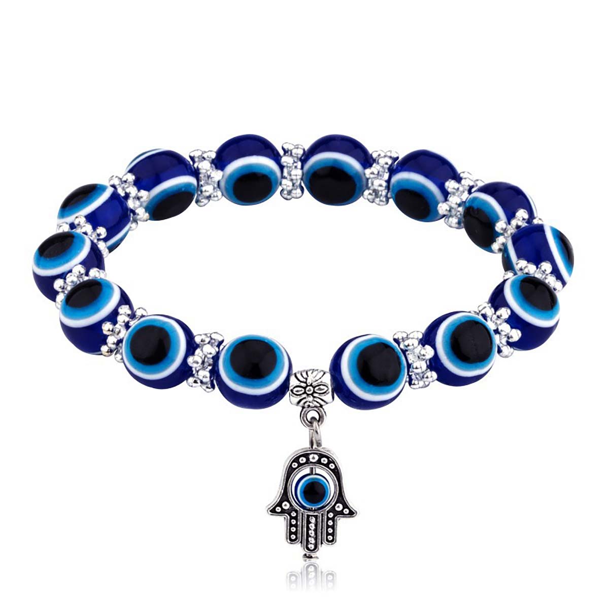 Men Accessories Evil Eye - トルコの幸運の青い邪視除けブレスレット、男女兼用ファッションアクセサリー