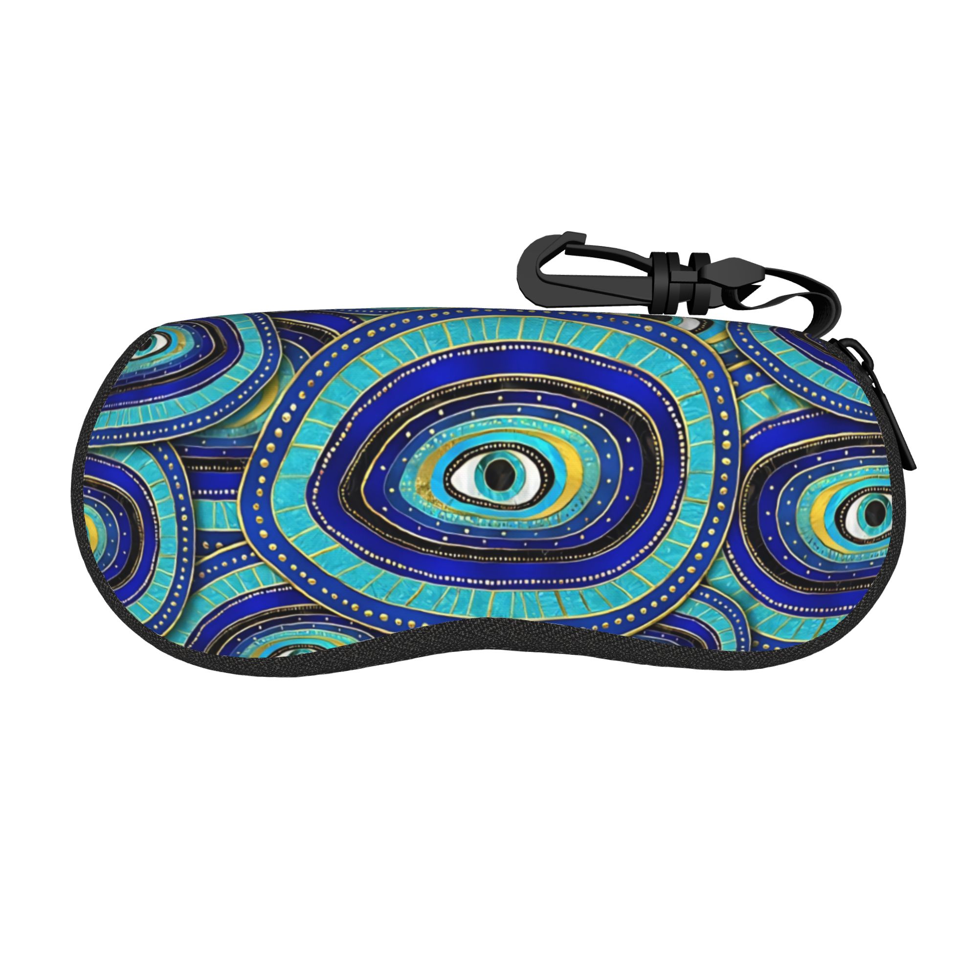 Men Accessories Evil Eye - 邪眼のお守りパターンメガネケースサングラスケース便利なファッションアイウェアアクセサリーポータブル男性女性メガネボックス