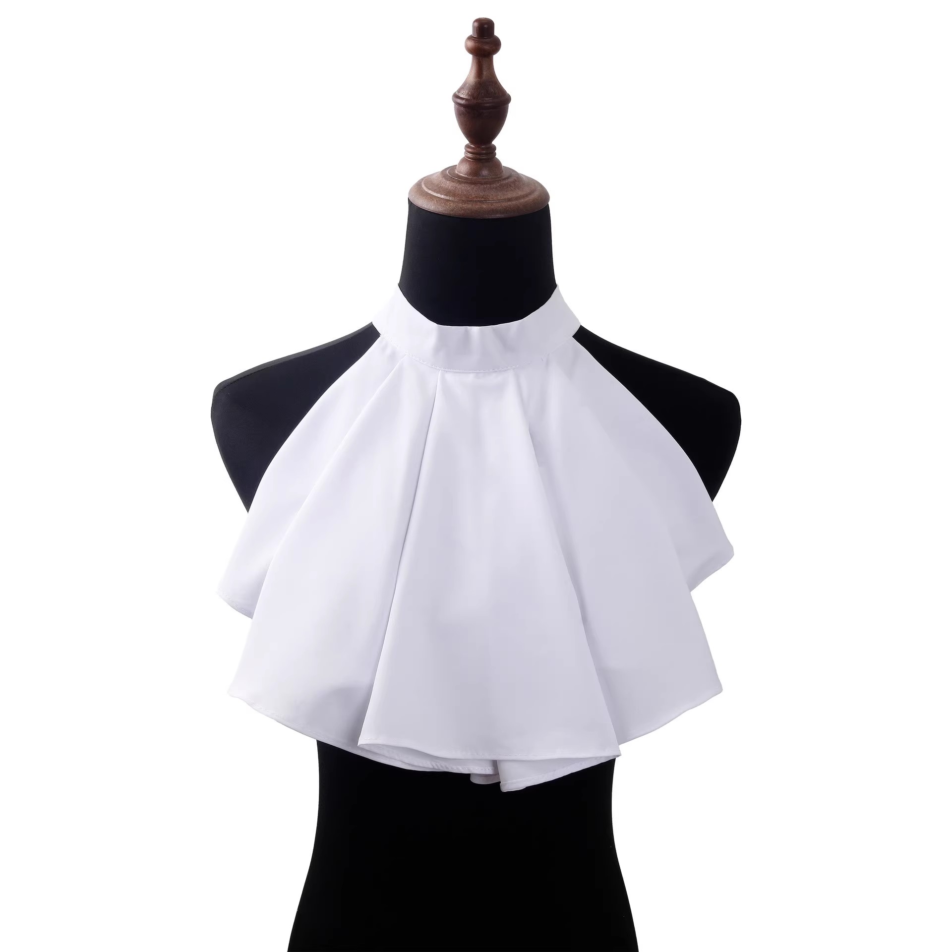 Men'S Victorian Accessories - ビクトリア朝のネックカラーフリルレースジャボ大人女性男性白黒ルネッサンス衣装アクセサリー