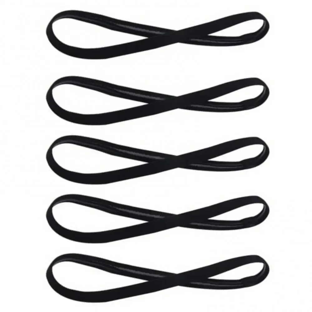 Men'S Yoga Accessories - 5 個キャンディーカラーの女性男性ヨガヘアバンドスポーツヘッドバンドノンスリップランニング弾性ゴム汗止めバンドサッカーヘアアクセサリー