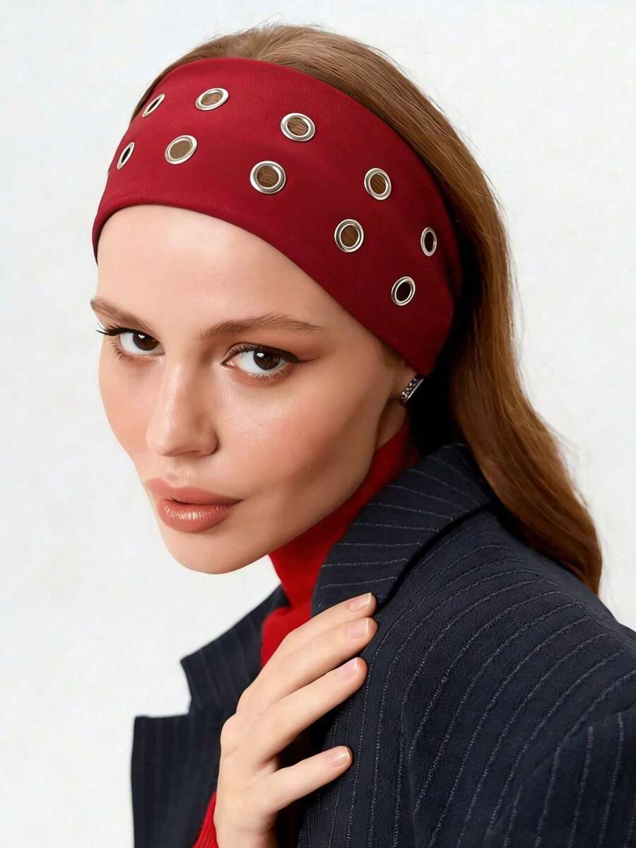 Men'S Yoga Accessories - 2 個のソリッドカラースポーツヨガヘッドバンド、汗吸収性弾性ヘッドバンド、男性と女性用、ランニング、フィットネス、ヘアアクセサリー、