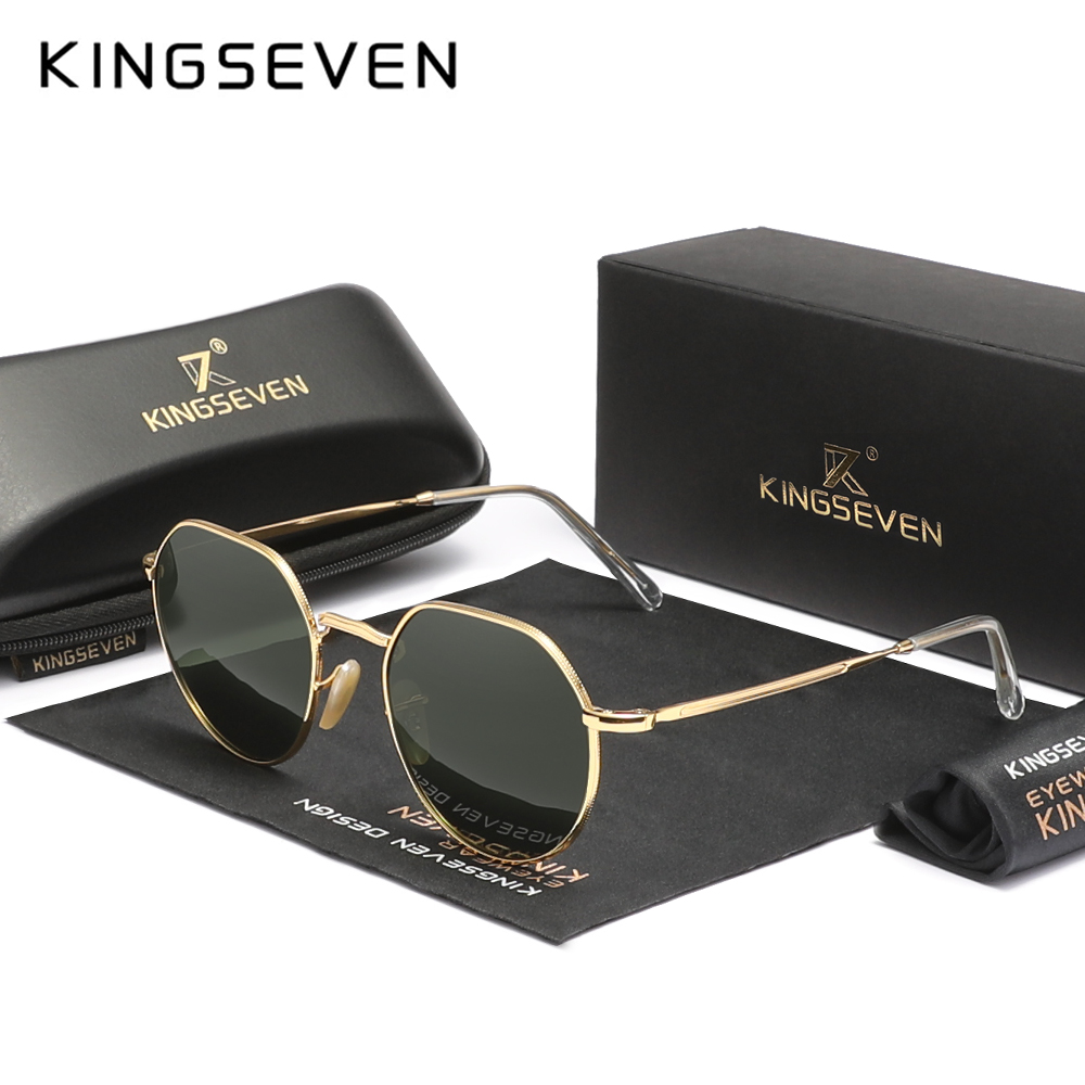 Men'S Vacation Accessories - キングセブンスクエア偏光アロイフレームサングラス、男性と女性、uva & b保護、アイウェアアクセサリー、ファッションデザイン