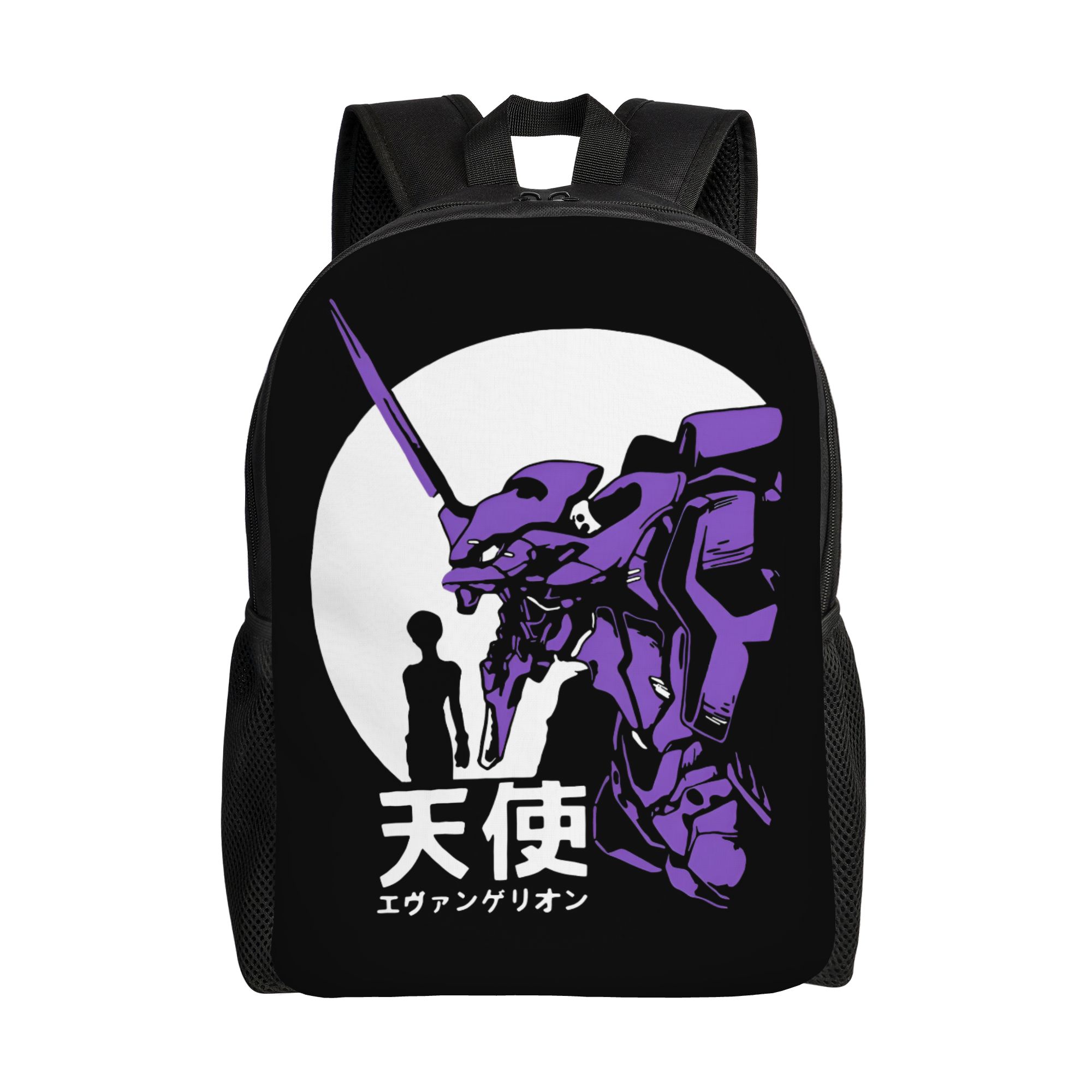 Men'S Accessories Travel Bag - 3D プリント E-エヴァンゲリオンバックパックメカスタイル漫画コミックカレッジスクールトラベルバッグ女性男性ブックバッグ 15 インチのラップトップに適合