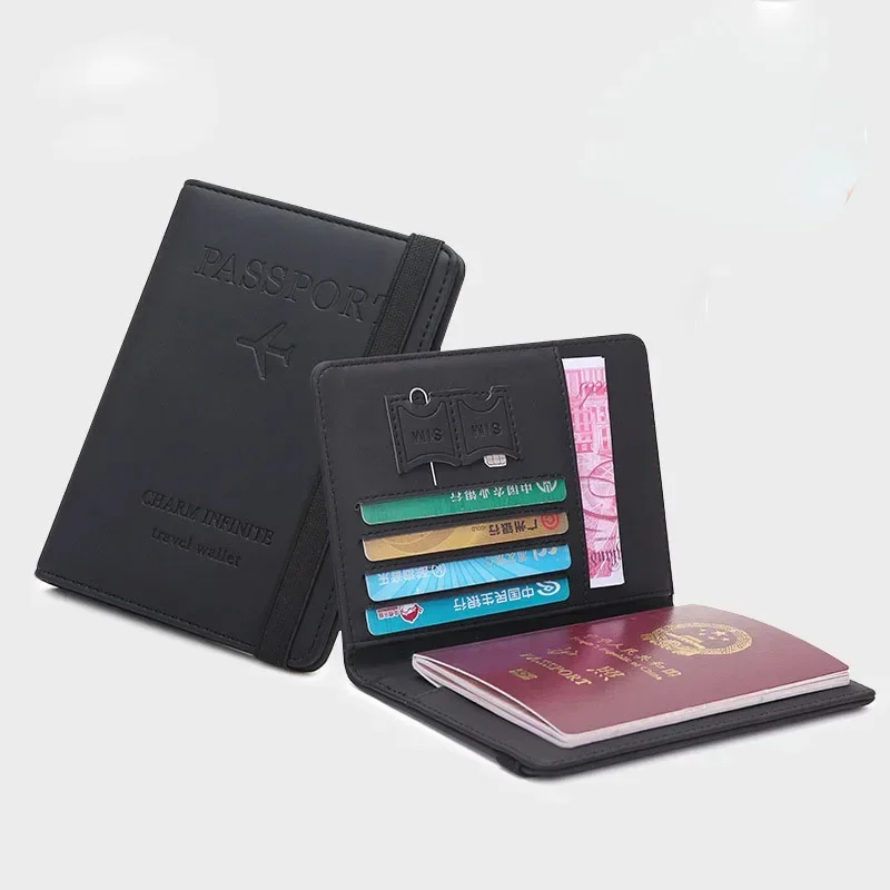 Men'S Accessories Travel Bag - 女性男性旅行パスポートホルダーカバーケース Pu レザークレジット ID カードホルダーケースチケット保護財布バッグ