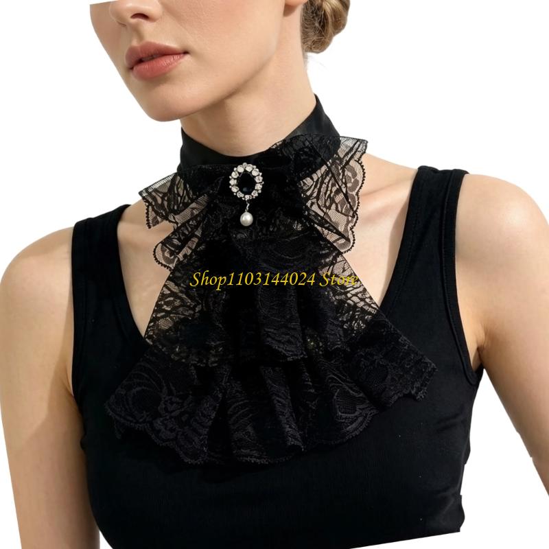 N5KE 旅行に優しいビクトリア朝の取り外し可能な襟しわのな - Men'S Victorian Accessories のレビューと価格