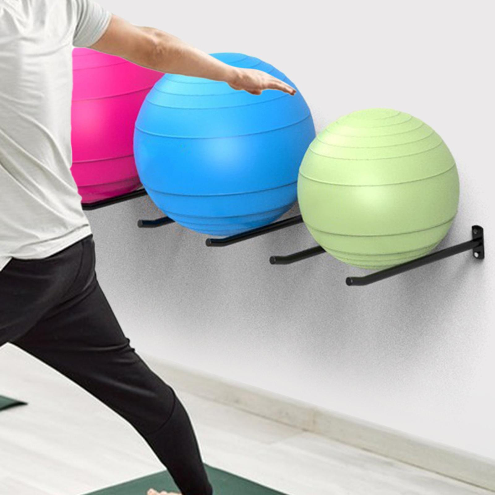 エクササイズボールホルダー 2個パック ヨガルーム ウォール - Men'S Yoga Accessories のレビューと価格