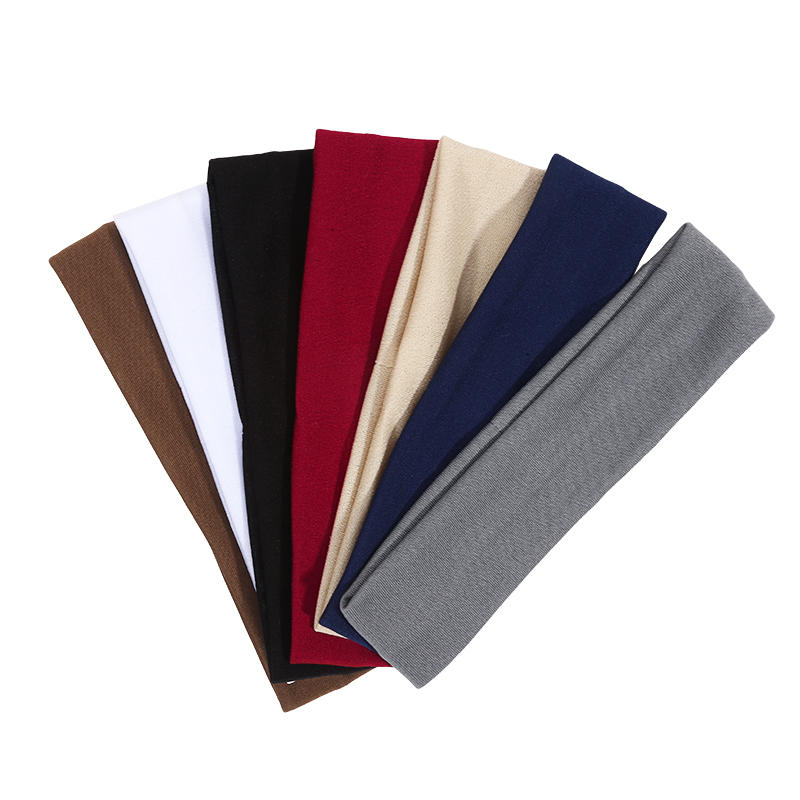 7 パックワイド弾性スポーツヘッドバンドノンスリップ汗吸収ヘ - Men'S Yoga Accessories のレビューと価格
