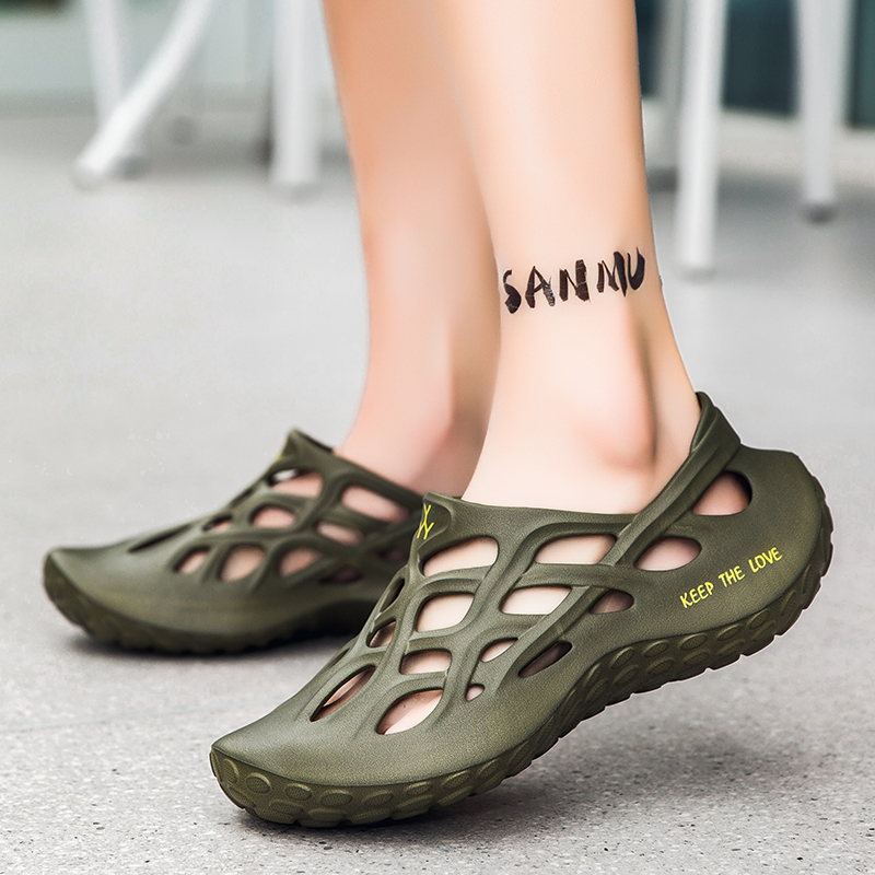 男性夏快適な通気性サンダルアウトドアレジャーウォーターシュー - Men Accessories For Beach のレビューと価格