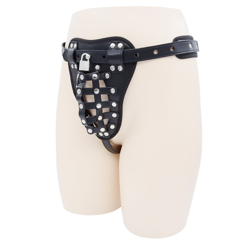 男性用貞操帯デバイス、ロック付きコックハーネス、大人用男性用 - Men'S Accessories Leather のレビューと価格