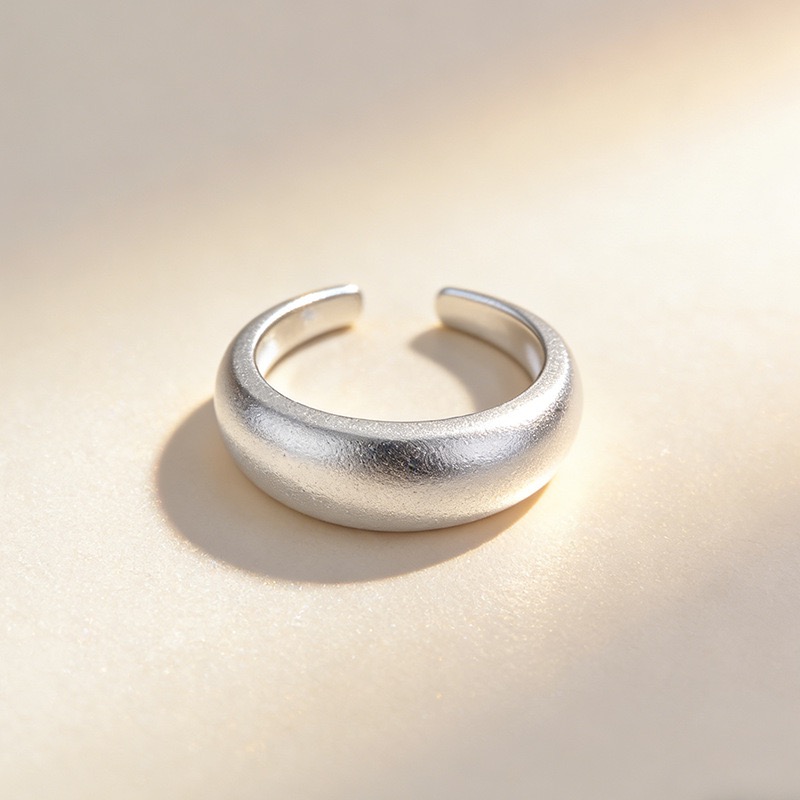 925 スターリングシルバーリング女性男性カップルミニマリス - Men'S Minimalist Accessories のレビューと価格