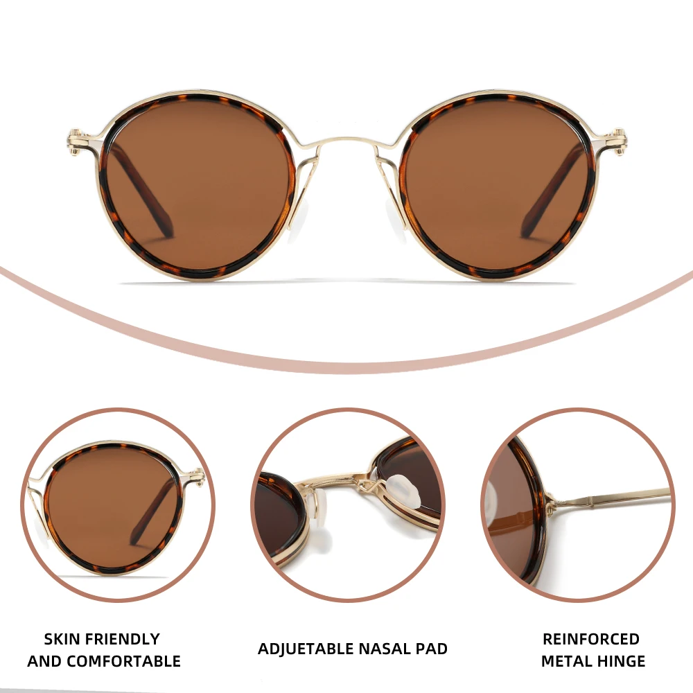 KINGDREAM 小さなラウンドフレームクラシックサングラ - Men'S Vacation Accessories のレビューと価格