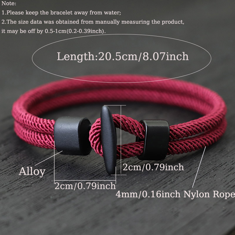 クラシック二層イージーフックメンズブレスレットアパレルアクセ - Men'S Vacation Accessories のレビューと価格