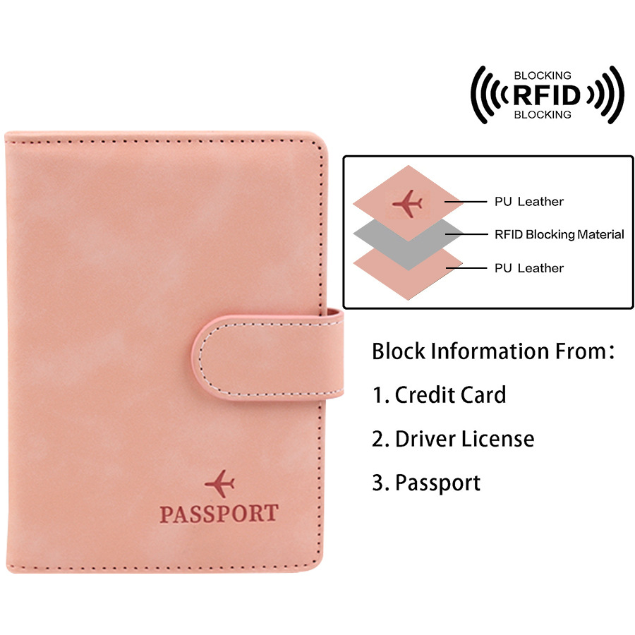 磁気ボタンパスポートカバーカバーネームカスタマイズ Rfid - Men'S Accessories Travel Bag のレビューと価格