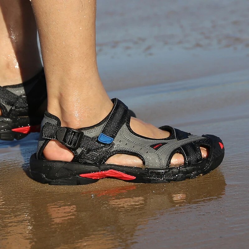 ヒューマン-男性用の通気性のあるウォーターサンダル,ビーチシ - Men Accessories For Beach のレビューと価格