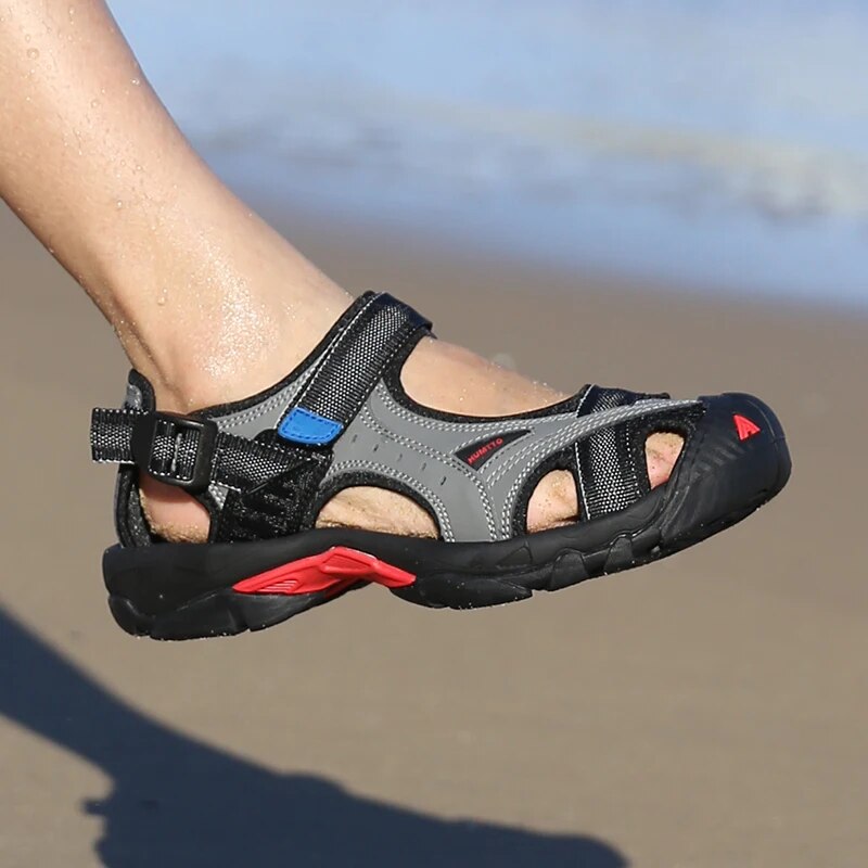 ヒューマン-男性用の通気性のあるウォーターサンダル,ビーチシ - Men Accessories For Beach のレビューと価格