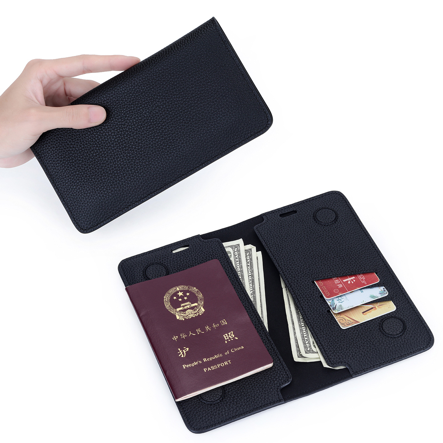 スリムでミニマルなパスポートウォレット、本革パスポートホルダ - Men'S Minimalist Accessories のレビューと価格