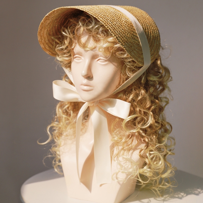 ティーンガールズ麦わら帽子サンキャップロリータスタイルビクト - Men'S Victorian Accessories のレビューと価格