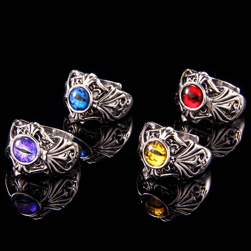 レトロなユニセックスの邪眼イヤリング,ゴシックスタイル,ロッ - Men Accessories Evil Eye のレビューと価格