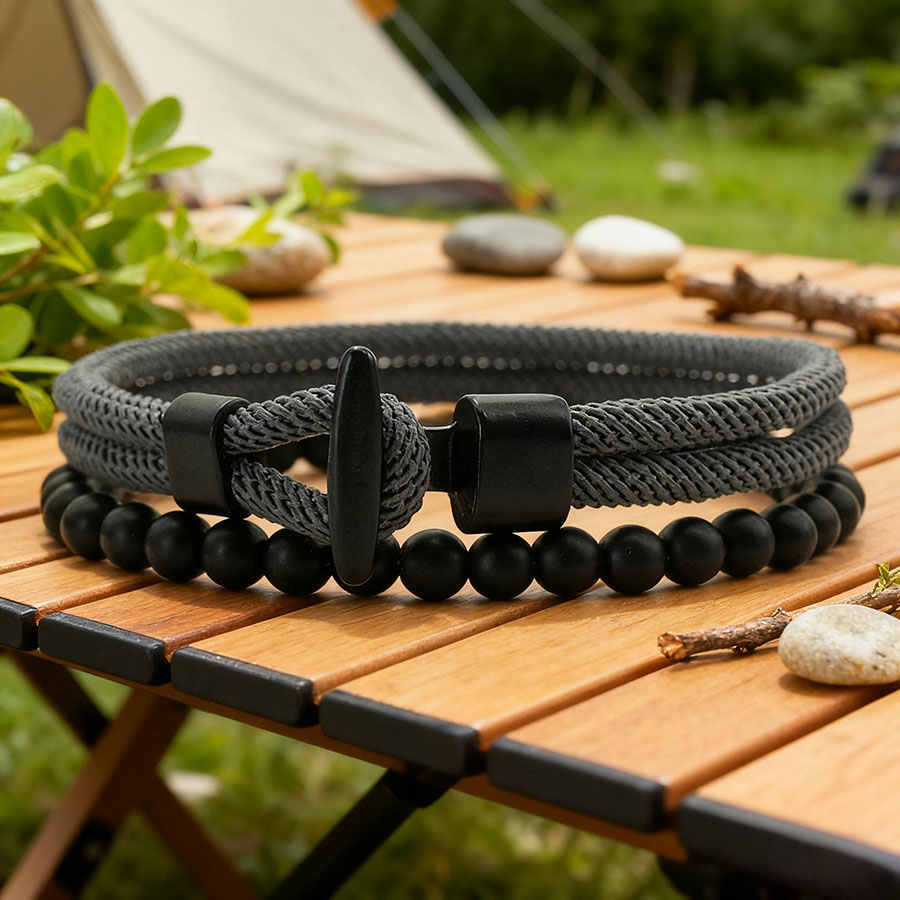 ユニークなアンカー 2 個セット男性ブレスレットセットアパレ - Men'S Vacation Accessories のレビューと価格