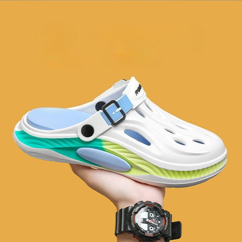 メンズサマー快適ビーチサンダル男性用フリップフロップ屋外厚底 - Men Accessories For Beach のレビューと価格