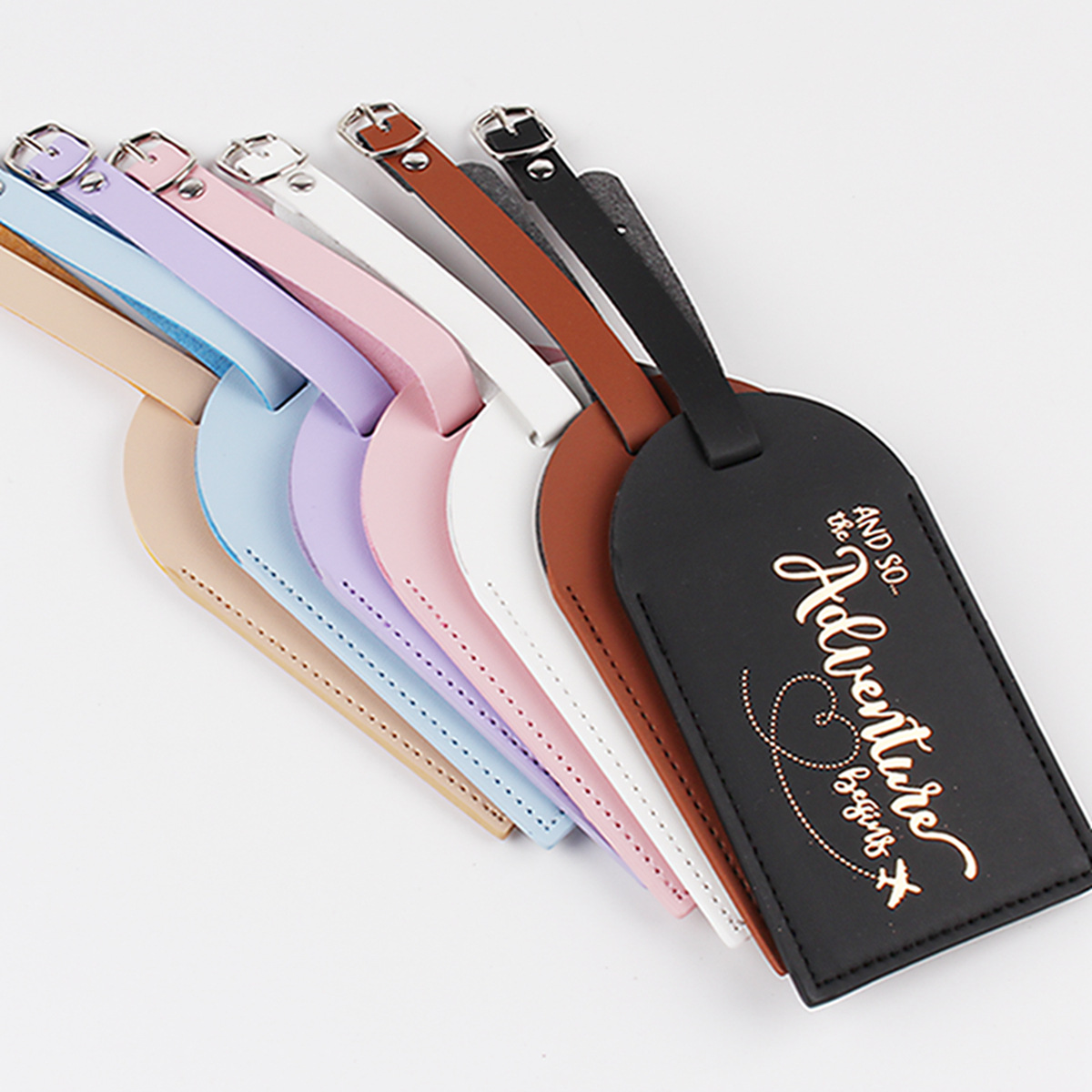1PC 女性男性 Pu レザー荷物タグスーツケースラベル手荷 - Men'S Accessories Travel Bag のレビューと価格