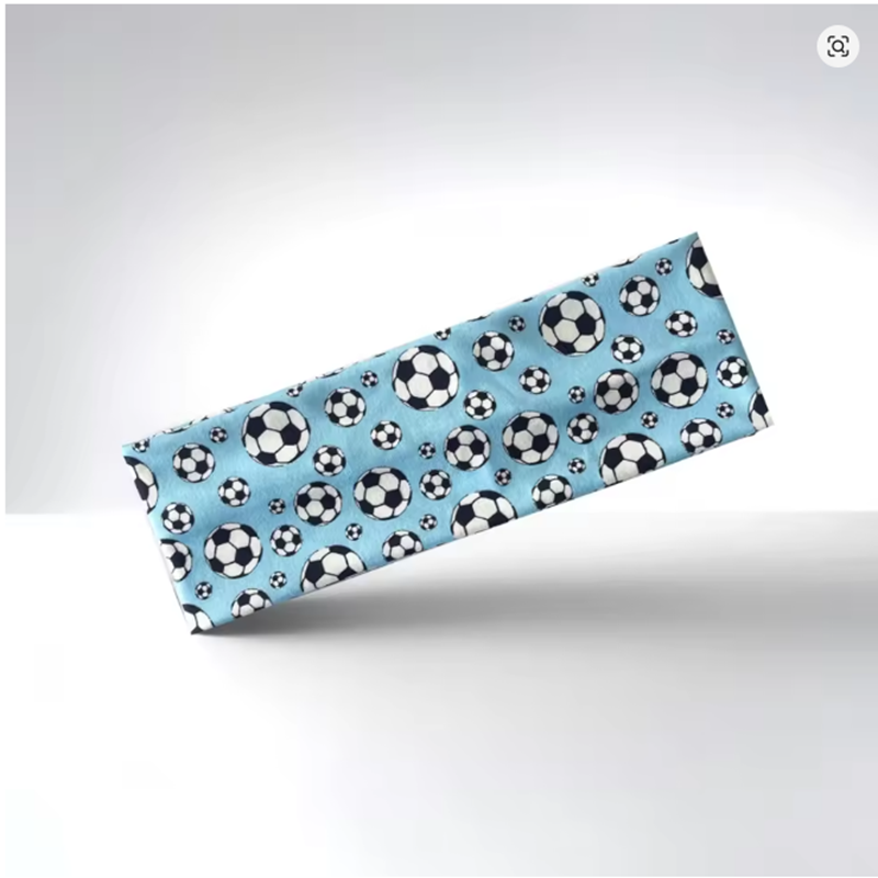 サッカープリントスポーツヘッドバンド、吸汗速乾ワークアウトス - Men'S Yoga Accessories のレビューと価格