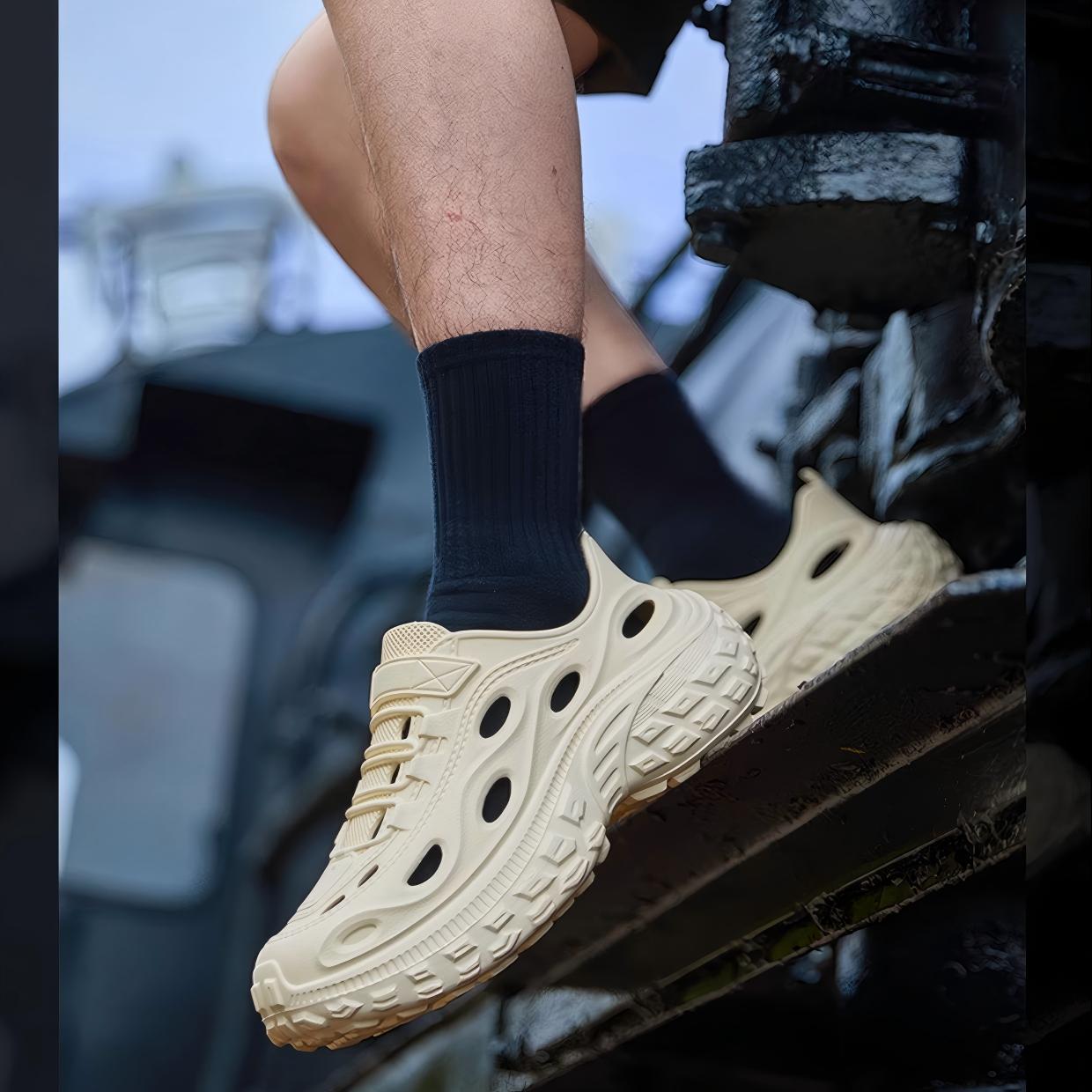 メンズサマークロッグ、アウトドアウェア、ビーチシューズ、滑り - Men Accessories For Beach のレビューと価格