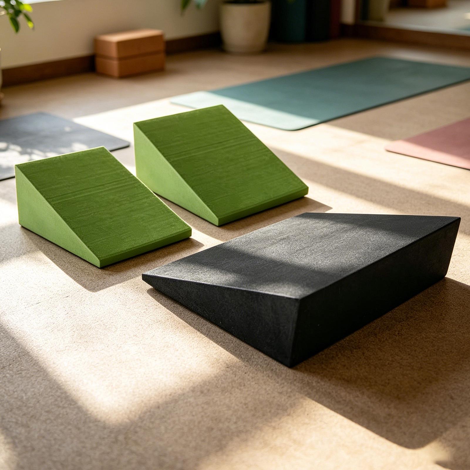 3個入りヨガウェッジブロック EVAフォームヨガウェッジ ス - Men'S Yoga Accessories のレビューと価格