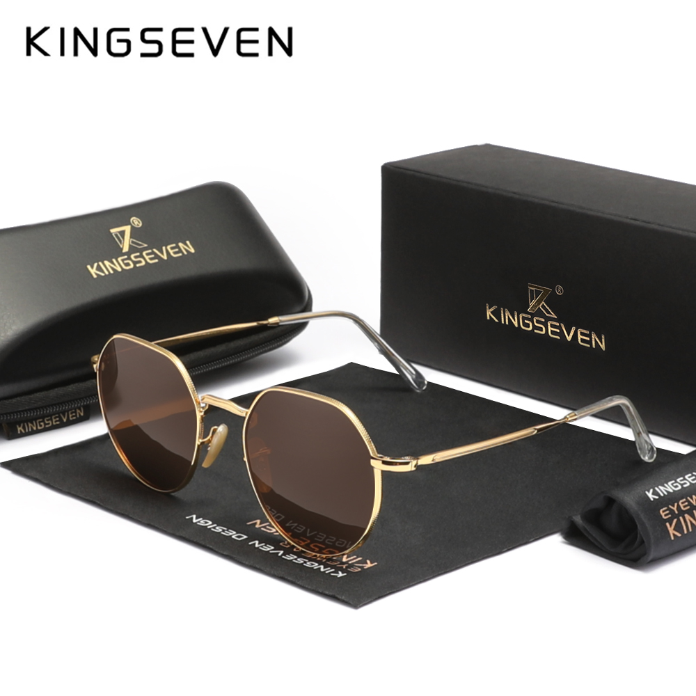 キングセブンスクエア偏光アロイフレームサングラス、男性と女性 - Men'S Vacation Accessories のレビューと価格