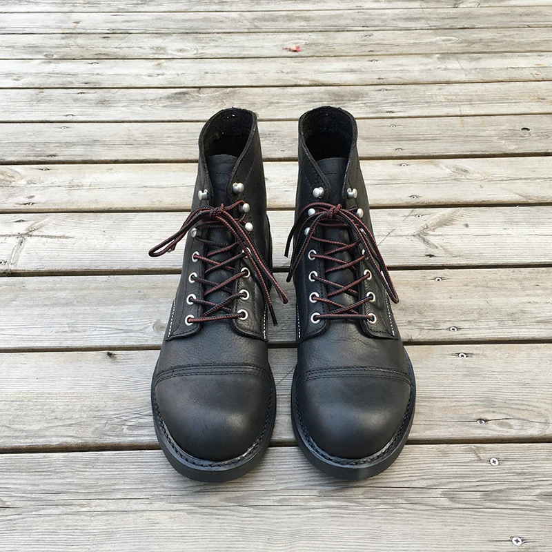 ニューメンズシューズ高級ブランドヴィンテージメンズブーツ牛革 - Men'S Accessories Leather のレビューと価格