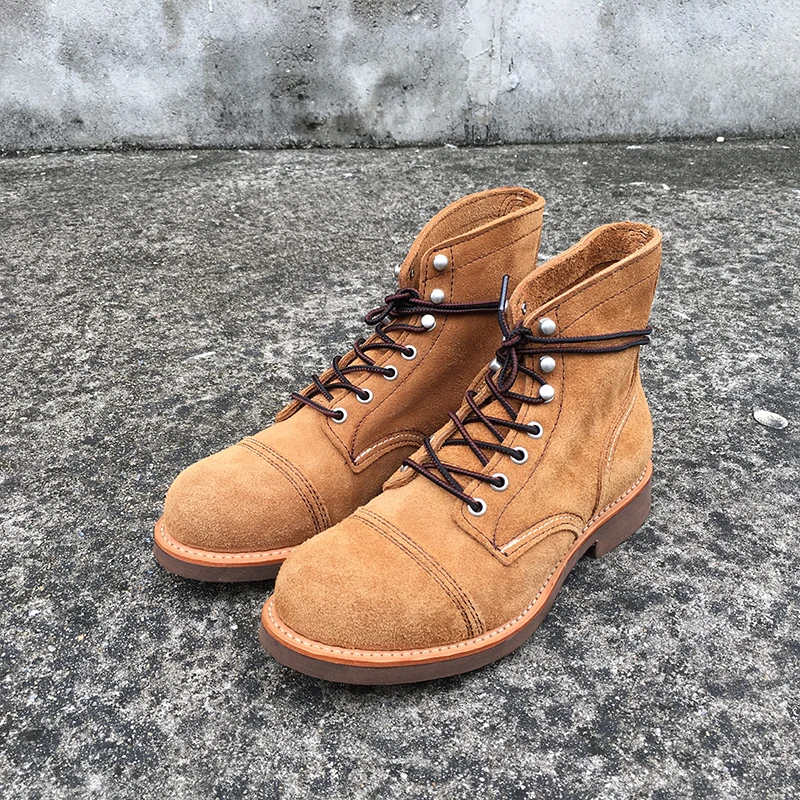 ニューメンズシューズ高級ブランドヴィンテージメンズブーツ牛革 - Men'S Accessories Leather のレビューと価格