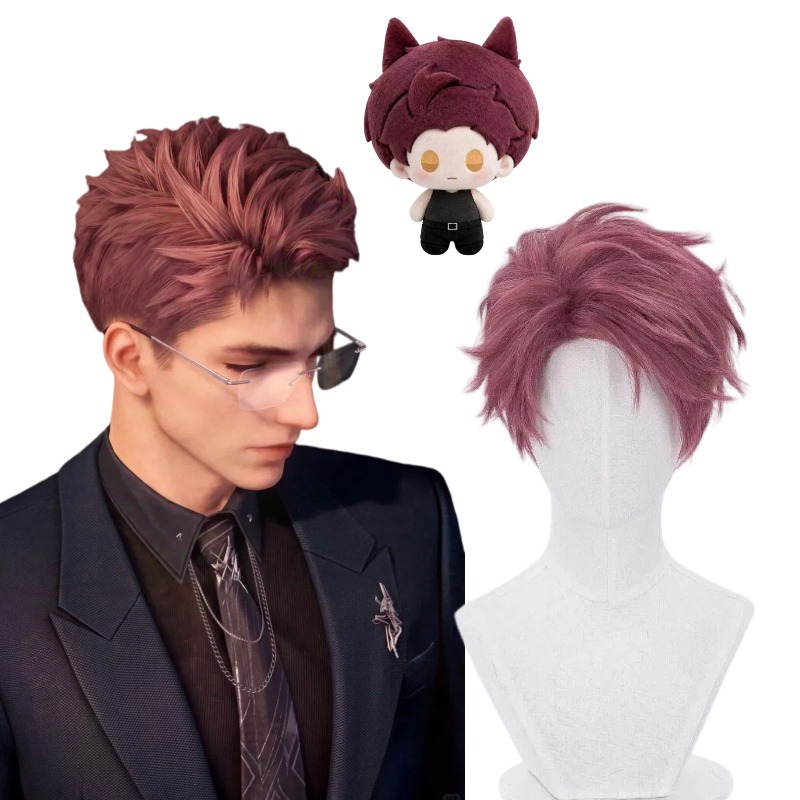 ヴァルコウィッグゲームラブアンドディープスペースコスプレ赤い - Men'S Suit Accessories のレビューと価格