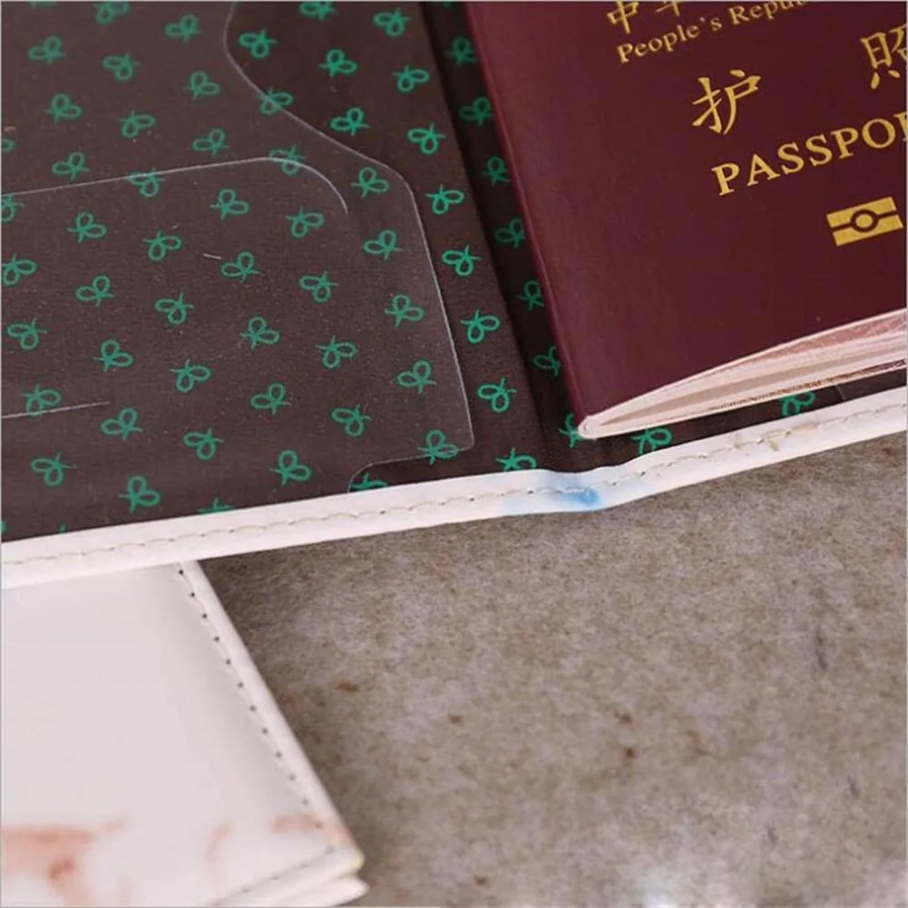 女性男性パスポートカバー Pu レザー大理石スタイル旅行 I - Men'S Accessories Travel Bag のレビューと価格