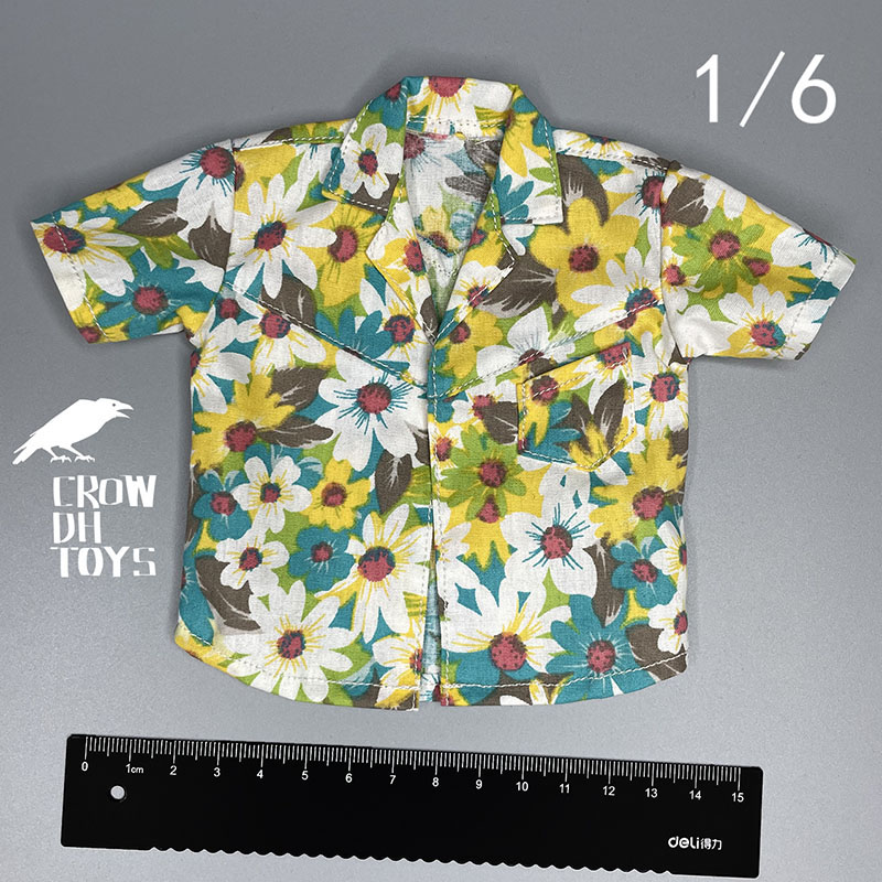 1/6 男性兵士 Tシャツ原宿ハワイアンビーチホリデーシャツ - Men Accessories For Beach のレビューと価格