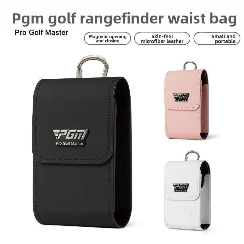 PGM 磁気ゴルフウエストポーチ距離計ケースクリップオン P - Men'S Accessories Leather のレビューと価格