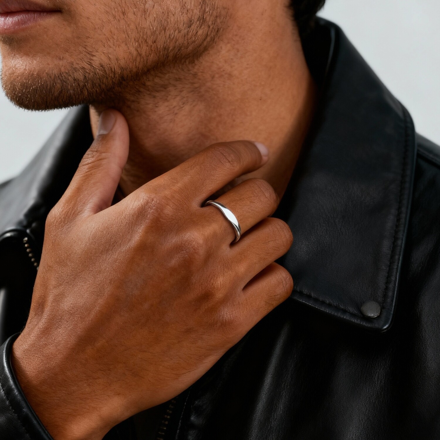 ミニマリスト カップルリング 男性用 女性用、彼女/彼のイニ - Men'S Minimalist Accessories のレビューと価格