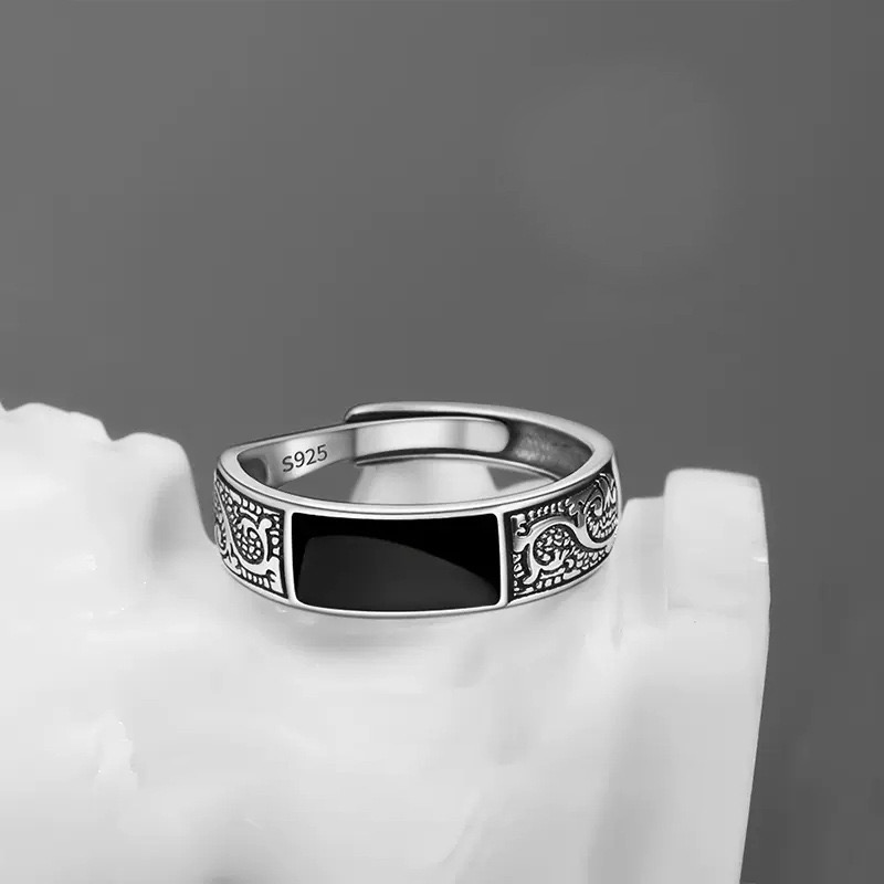 925 スターリングシルバーリング女性男性カップルミニマリス - Men'S Minimalist Accessories のレビューと価格