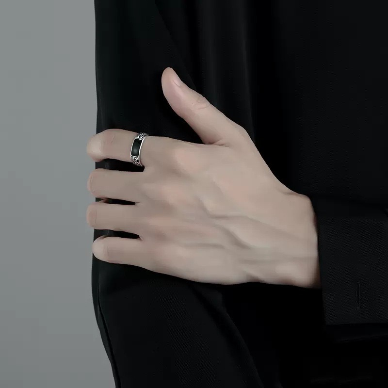 925 スターリングシルバーリング女性男性カップルミニマリス - Men'S Minimalist Accessories のレビューと価格