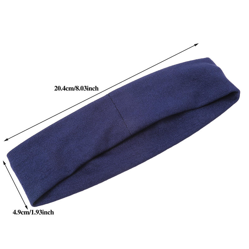 7 個固体弾性ヘアバンドヨガヘッドバンド女性男性シンプルなス - Men'S Yoga Accessories のレビューと価格